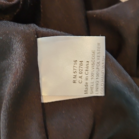 Papillon Black and Tan Patterned Bubble Dress With Pockets, Mini, Sz M - Picture 8 of 9